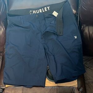 Hurley Men's Navy Blue Hybrid Shorts